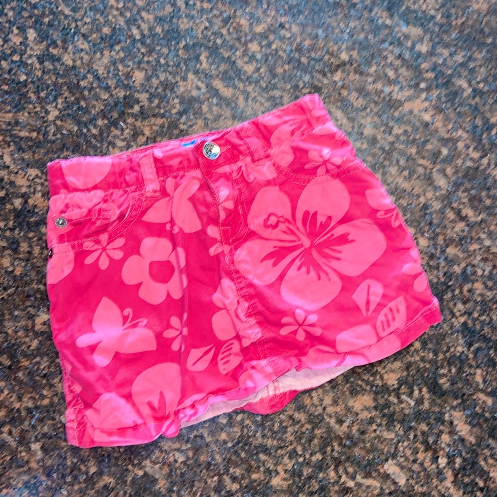 Children’s Place Pink Aloha Skort size6